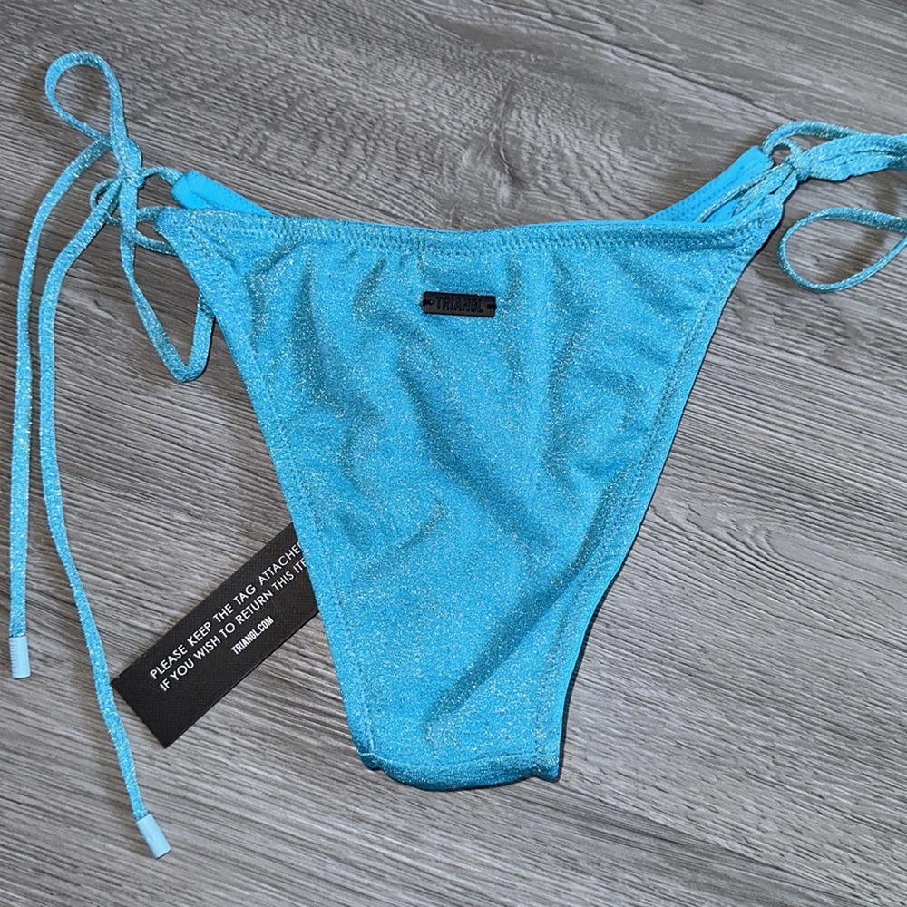 Baby blue string bathing suit bottom - Picture 7 of 7